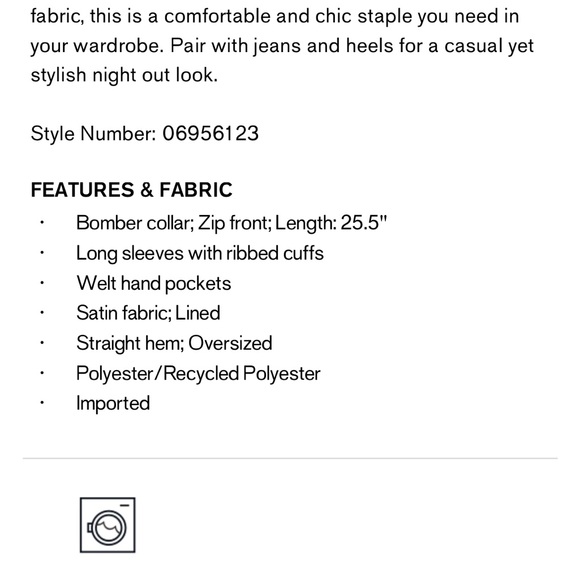 Express satin oversized jacket. - Picture 4 of 5